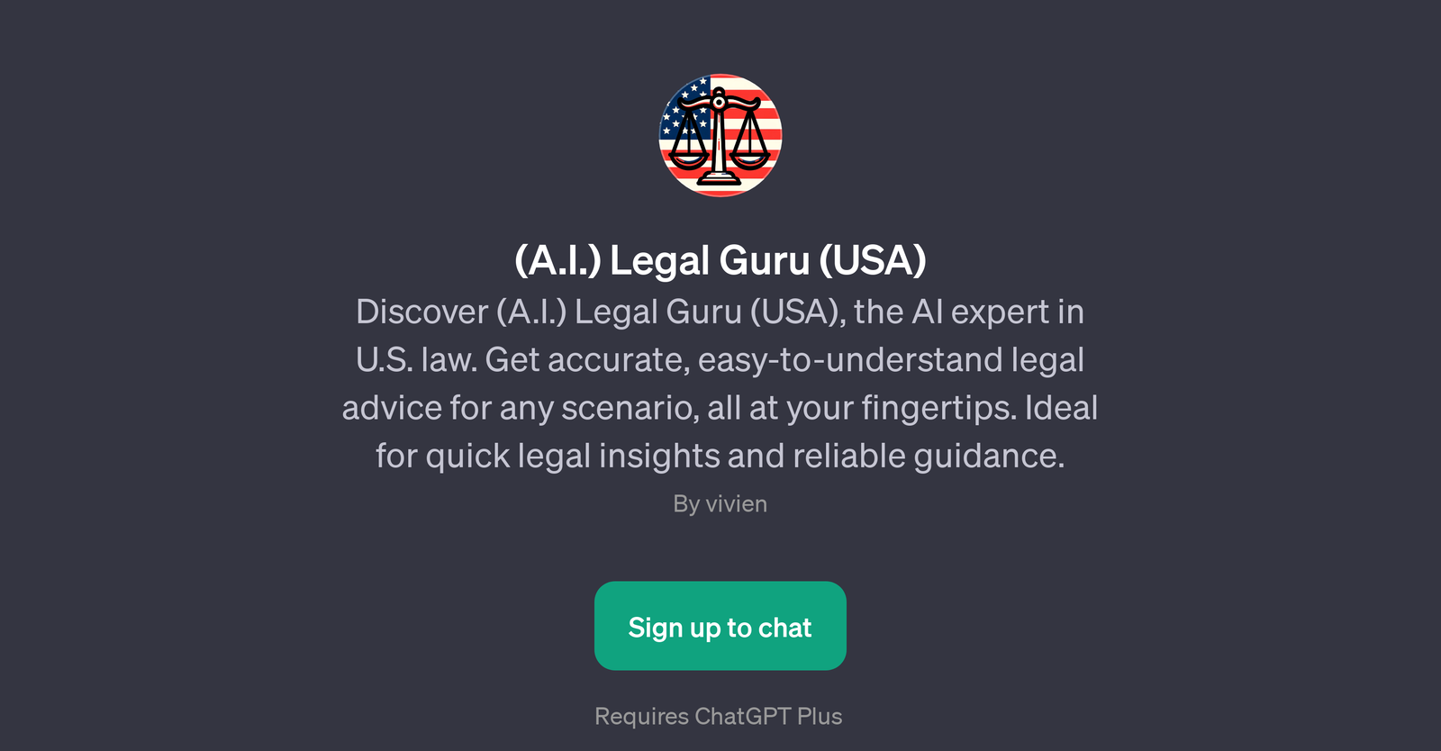 (A.I.) Legal Guru (USA)