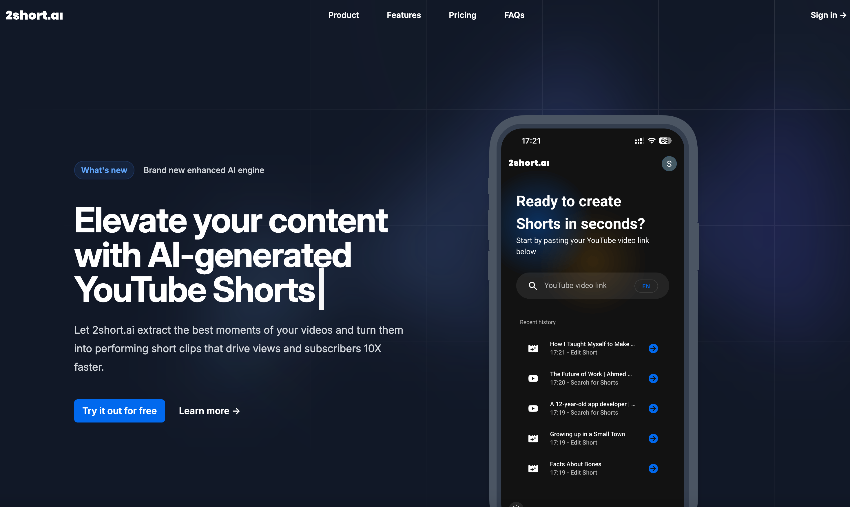 2short.ai featured