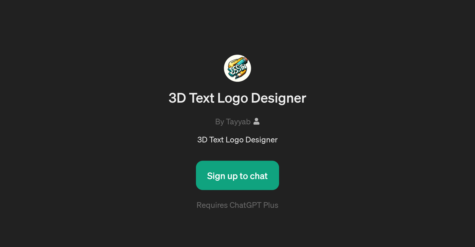 3D Text Logo Designer