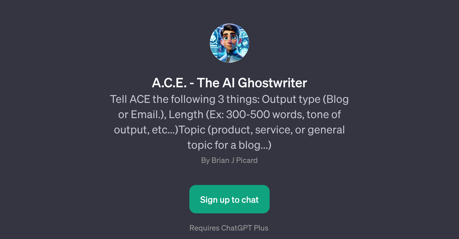 A.C.E. - The AI Ghostwriter