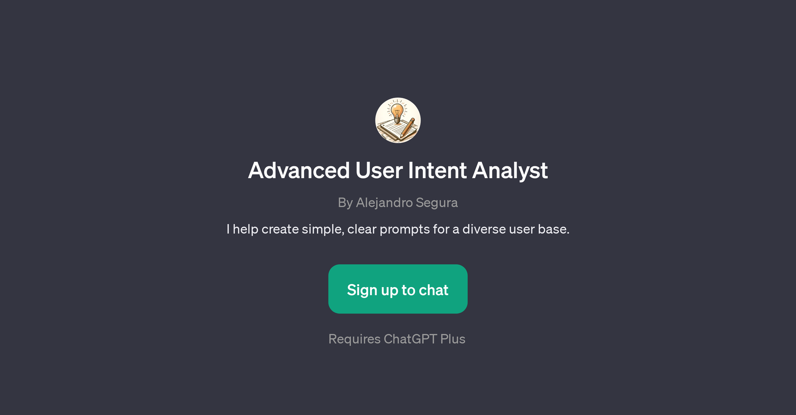 Advanced User Intent Analyst