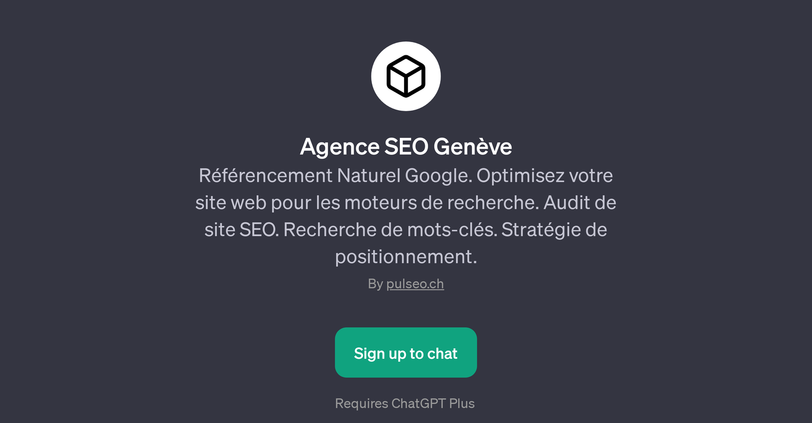 Agence SEO Genve GPT