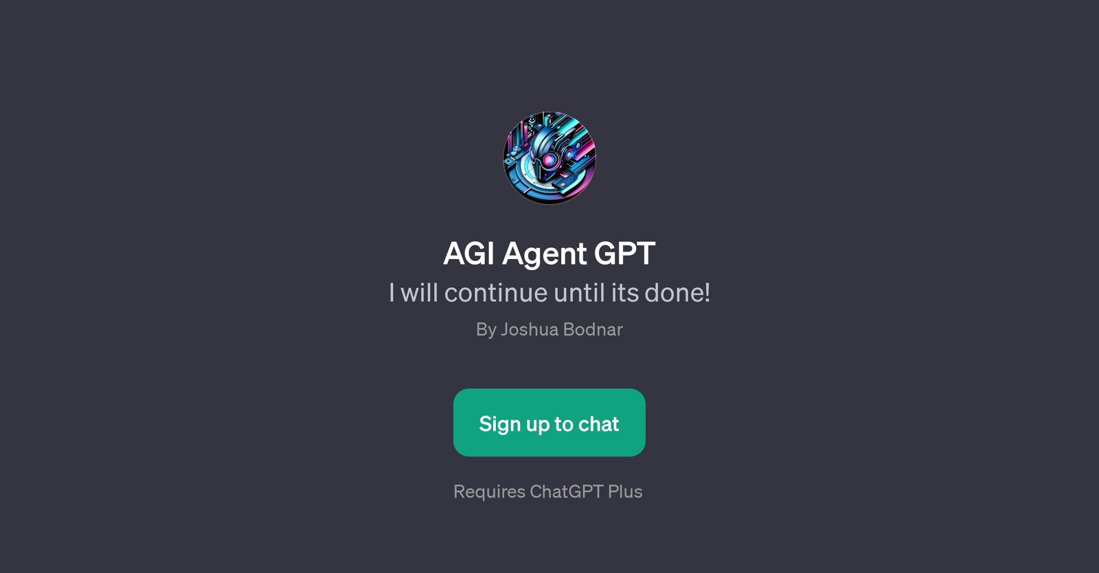 AGI Agent GPT