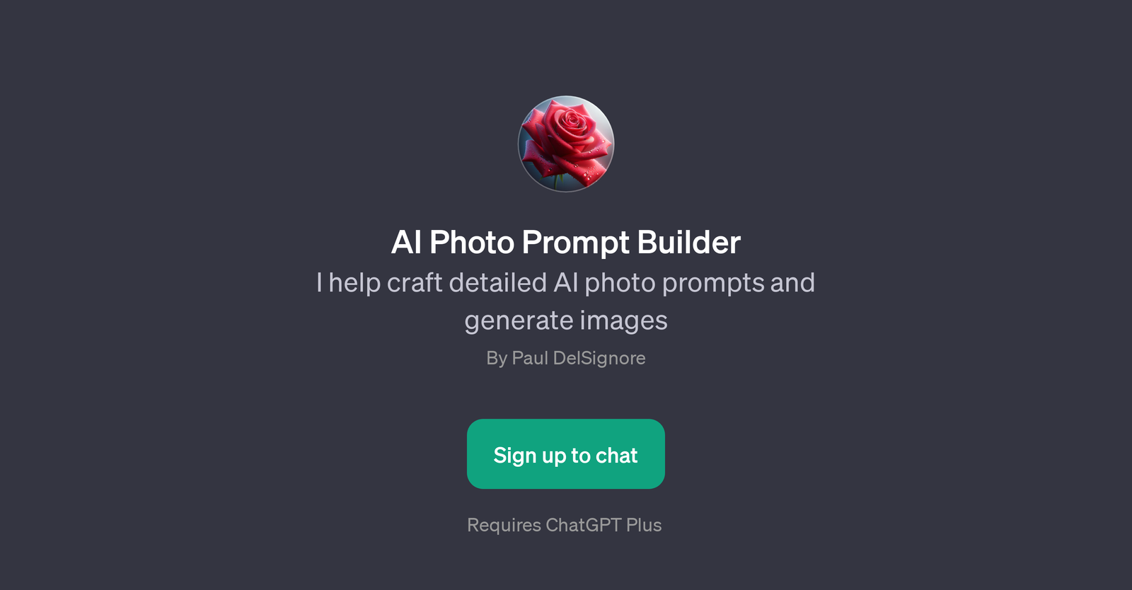 AI Photo Prompt Builder