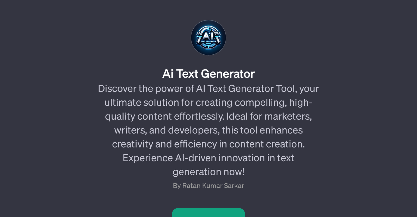 Ai Text Generator