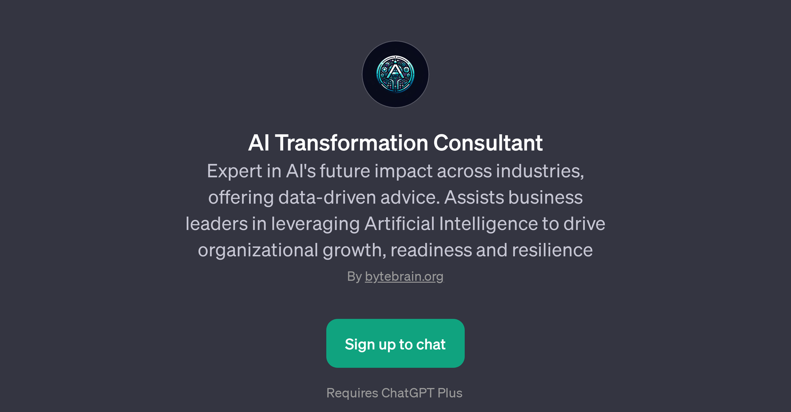 AI Transformation Consultant