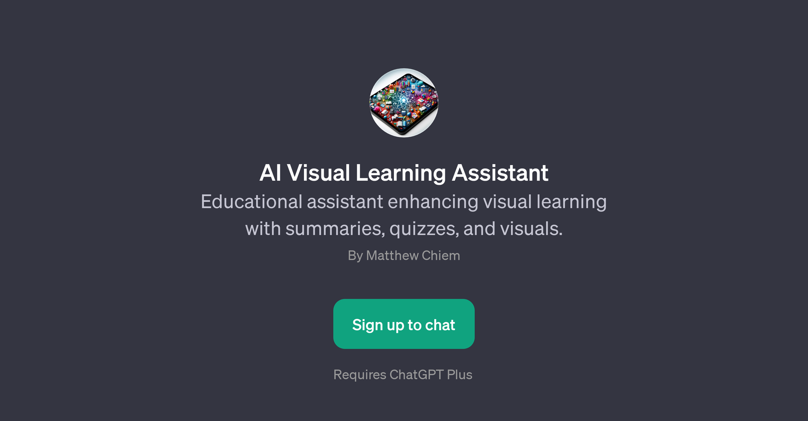 AI Visual Learning Assistant