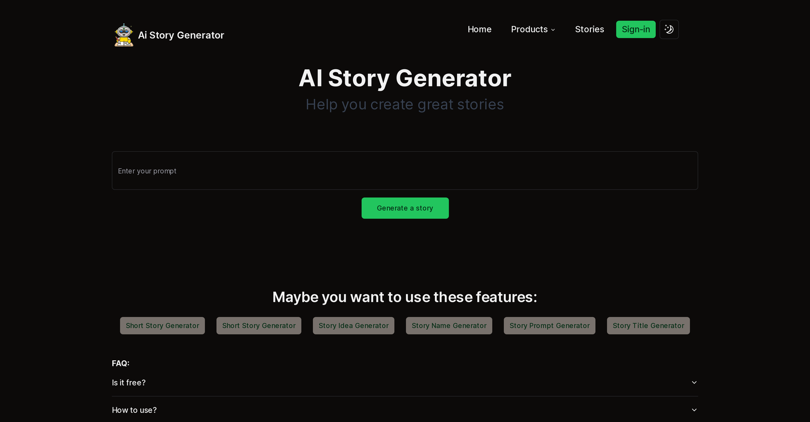 AIStoryGenerator.site