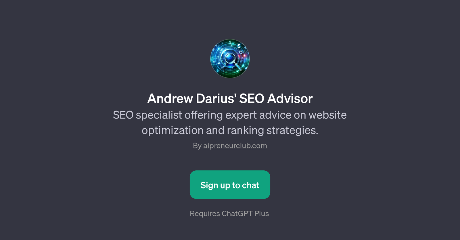 Andrew Darius' SEO Advisor