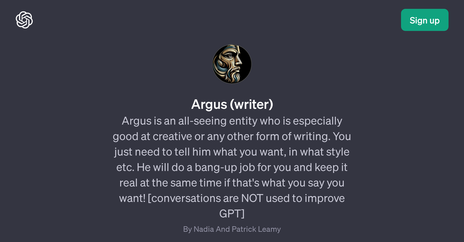 Argus (writer)