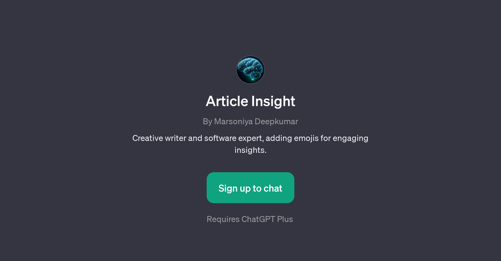 Article Insight