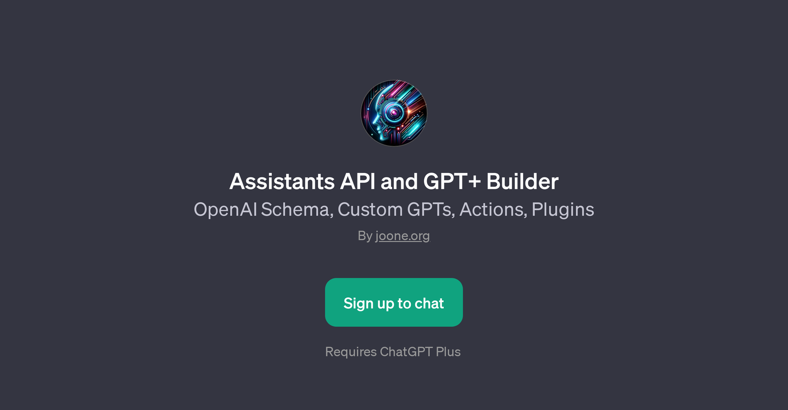 Assistants API and GPT+ Builder