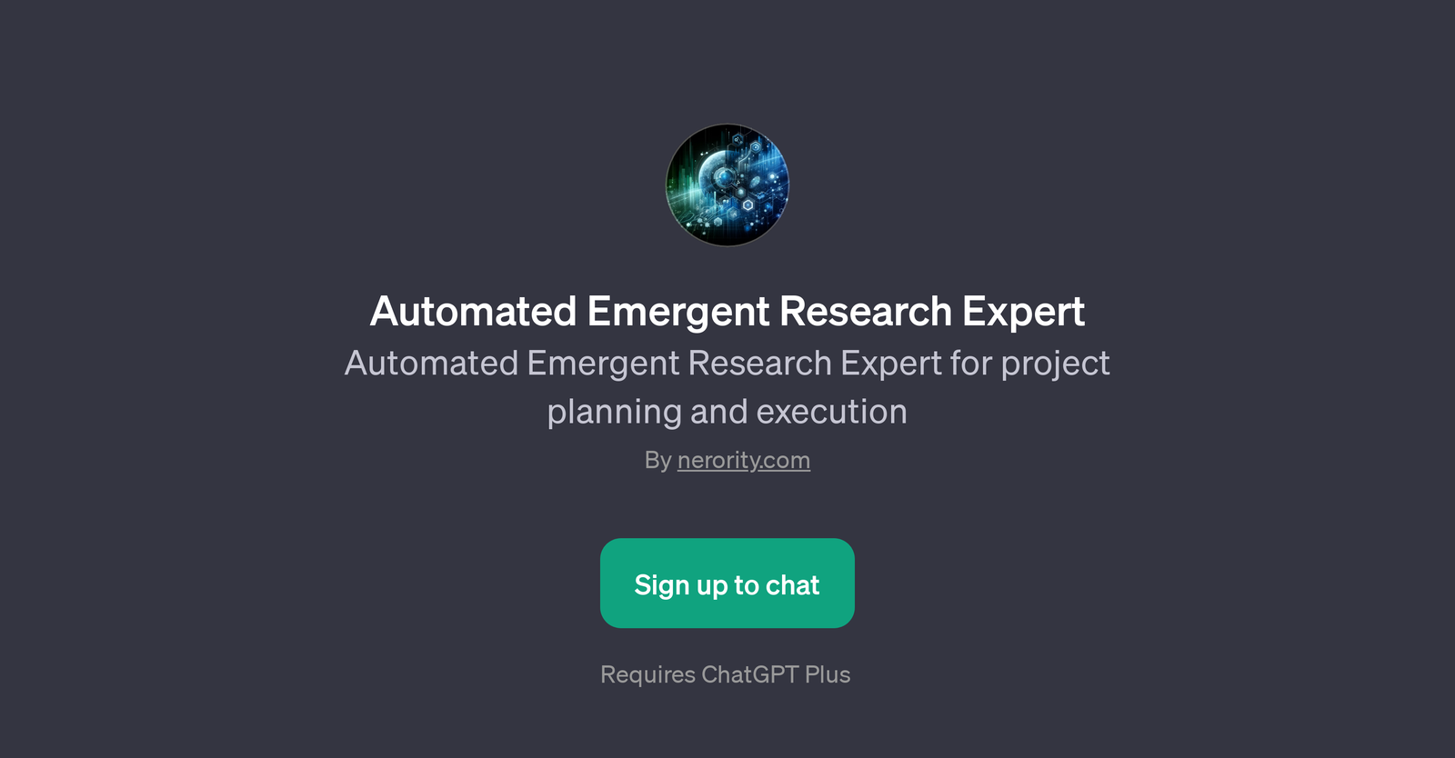 Automated Emergent Research Expert