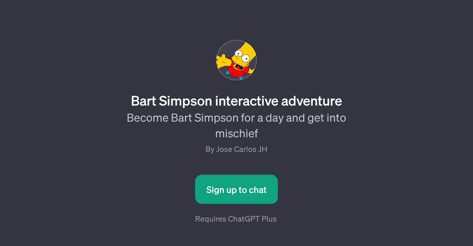 Bart Simpson Interactive Adventure