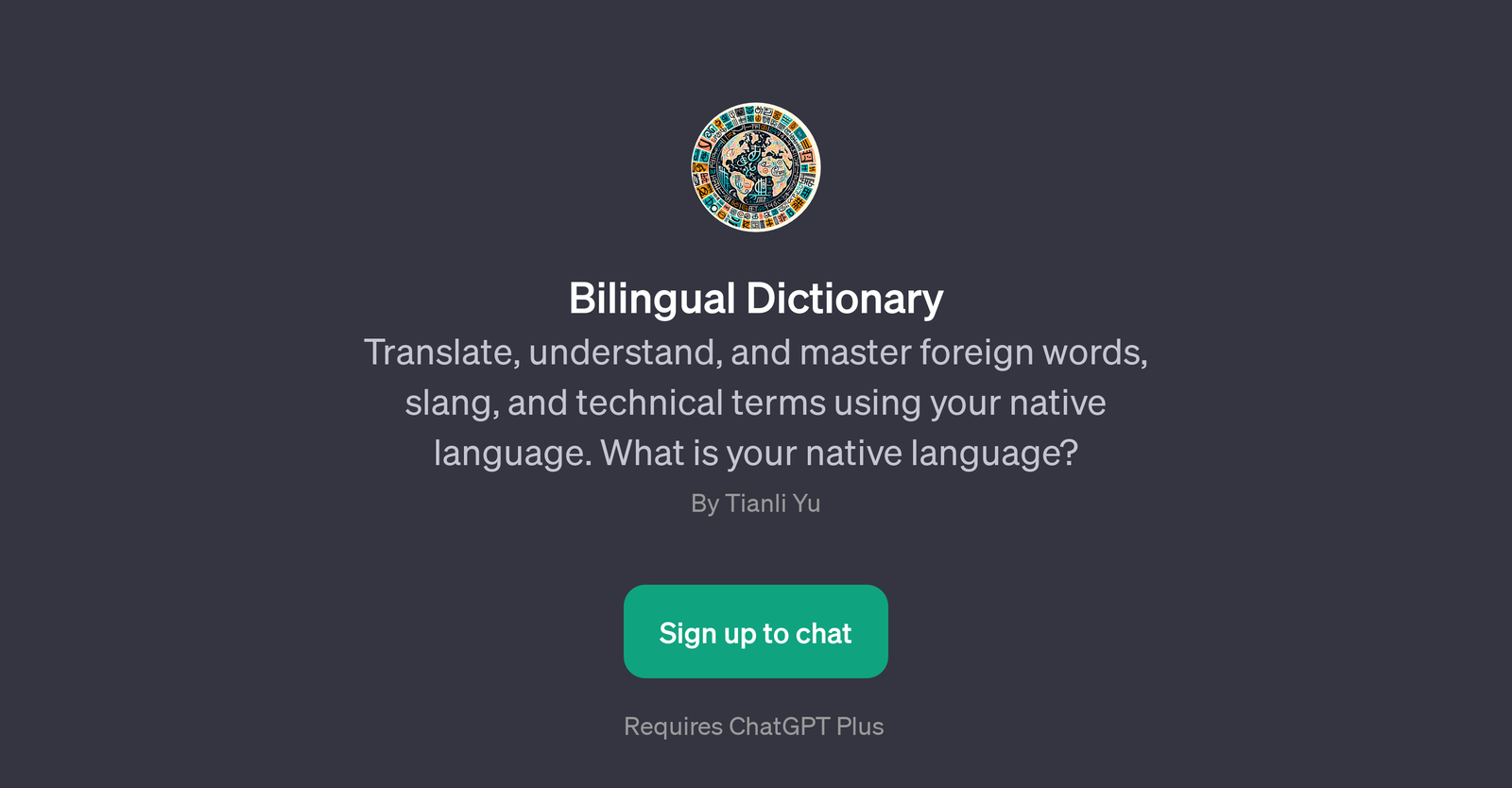 Bilingual Dictionary