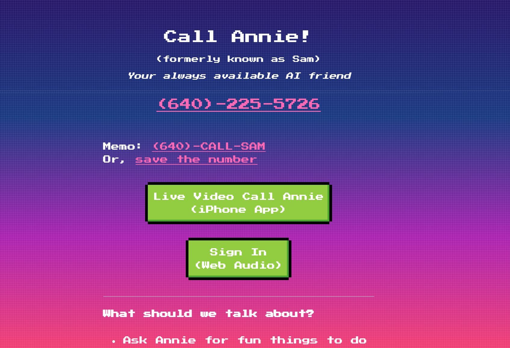 Call Annie featured