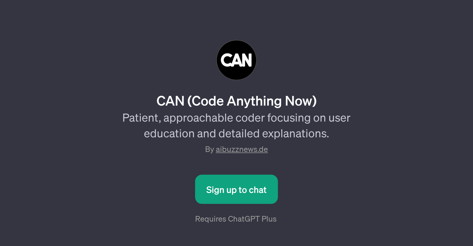 CAN (Code Anything Now)