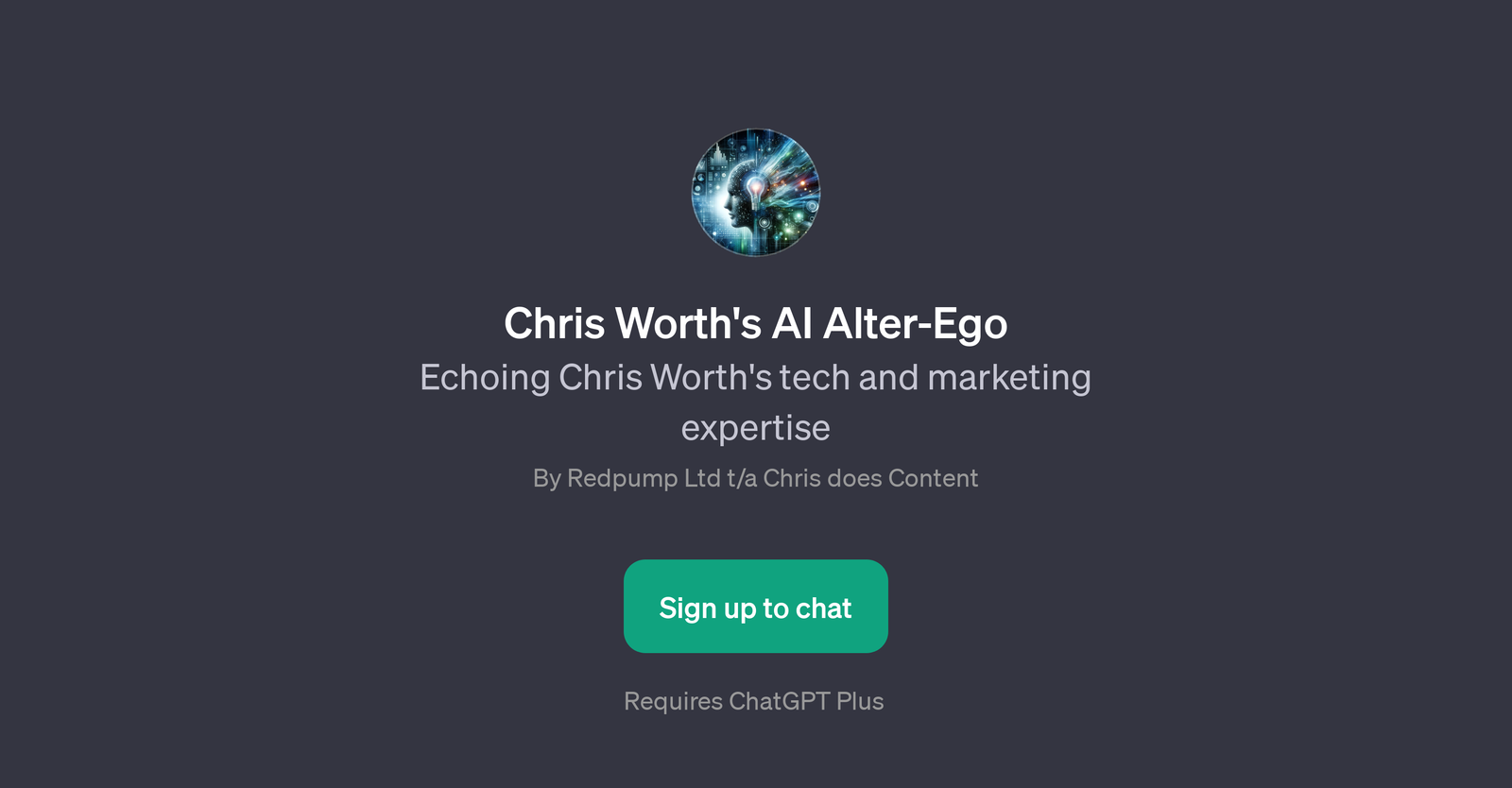 Chris Worth's AI Alter-Ego