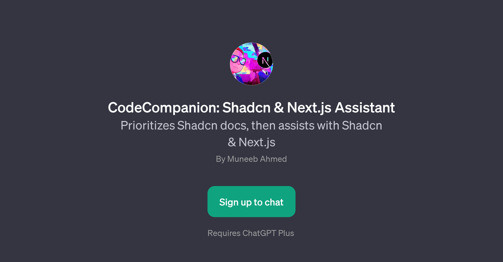 CodeCompanion: Shadcn & Next.js Assistant