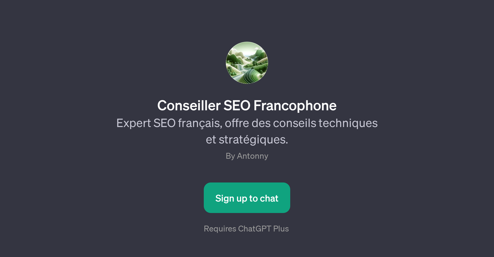 Conseiller SEO Francophone