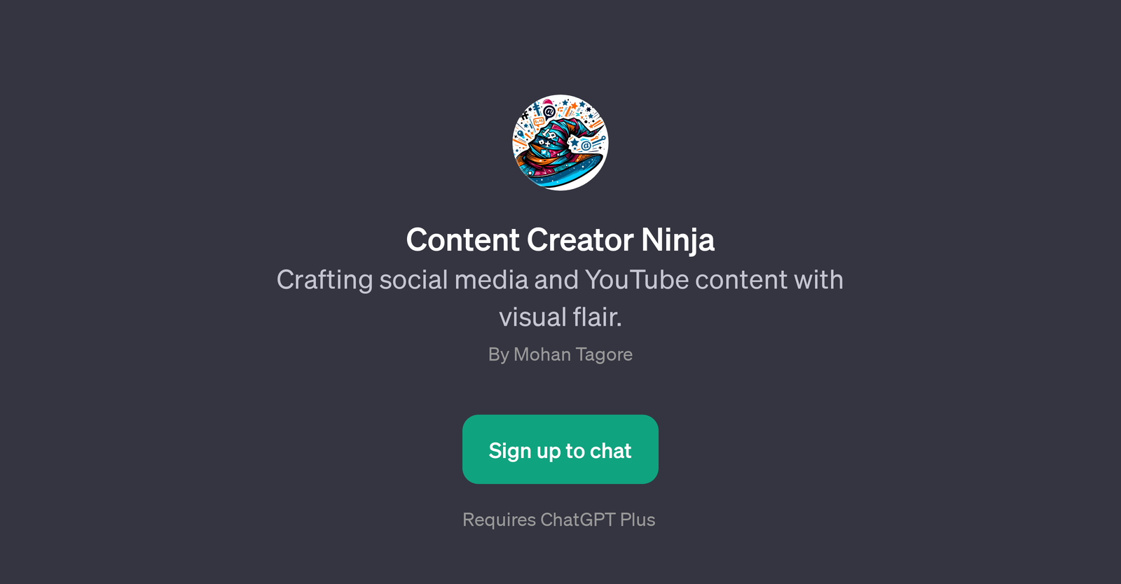 Content Creator Ninja