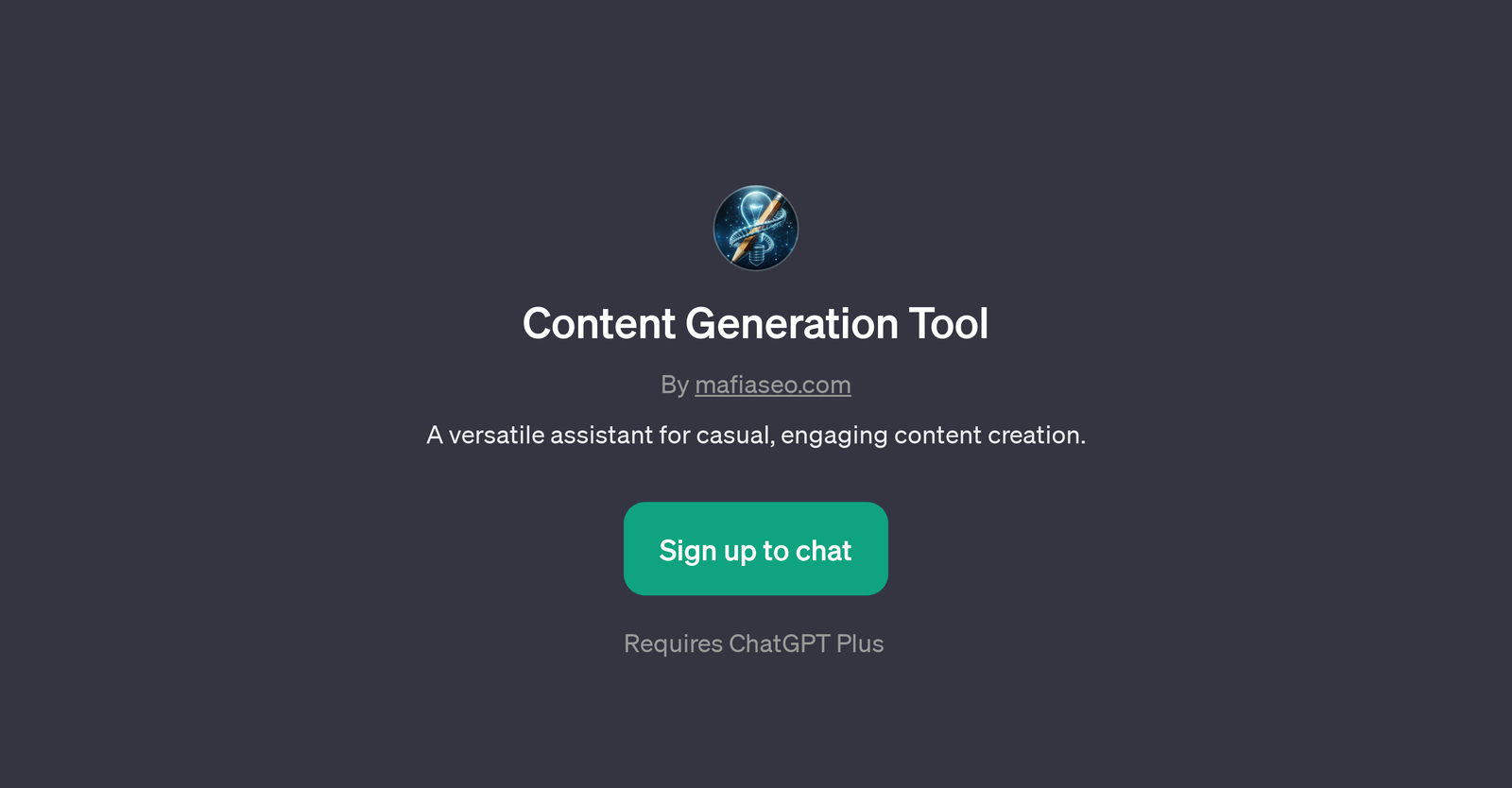 Content Generation Tool