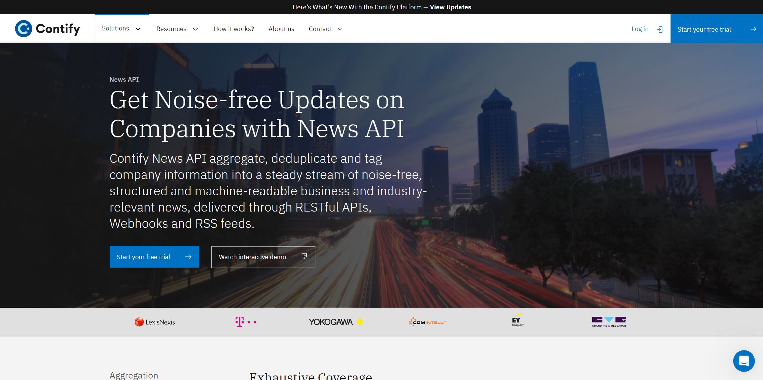 Contify News API featured