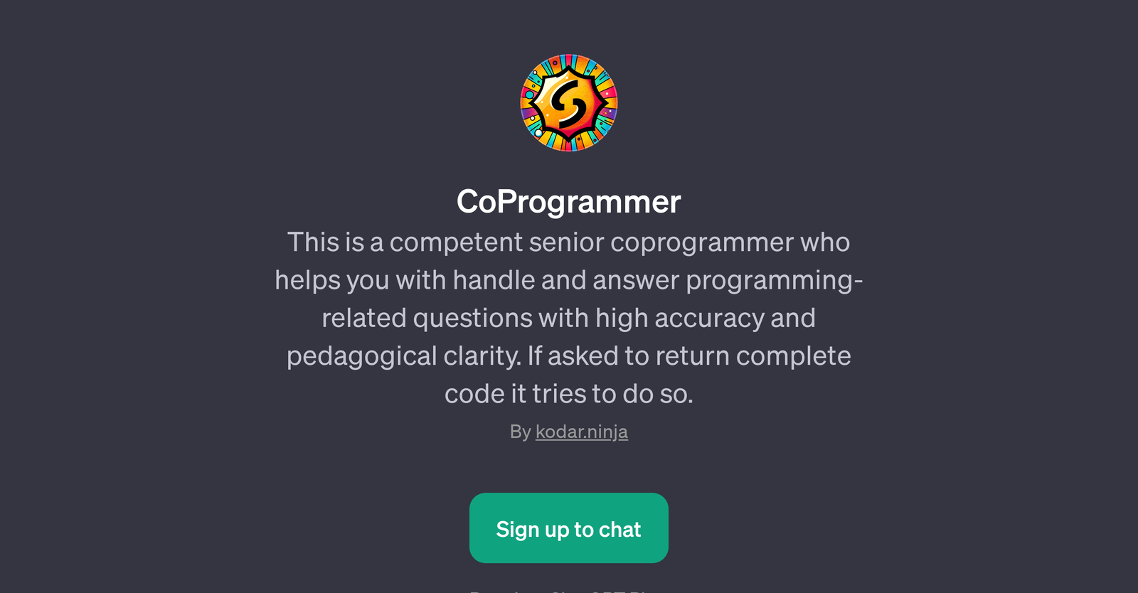 CoProgrammer