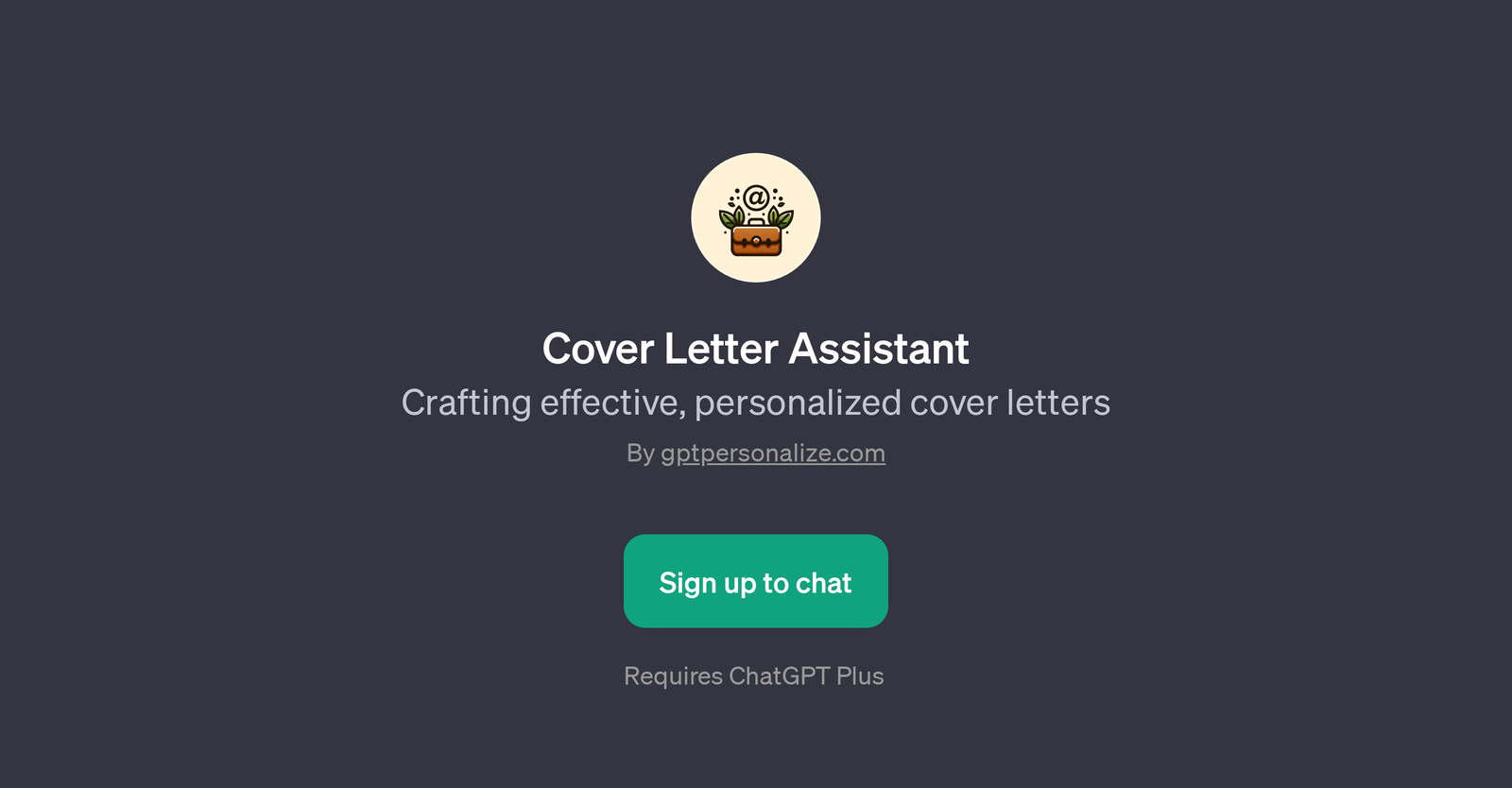 Cover Letter Assistant