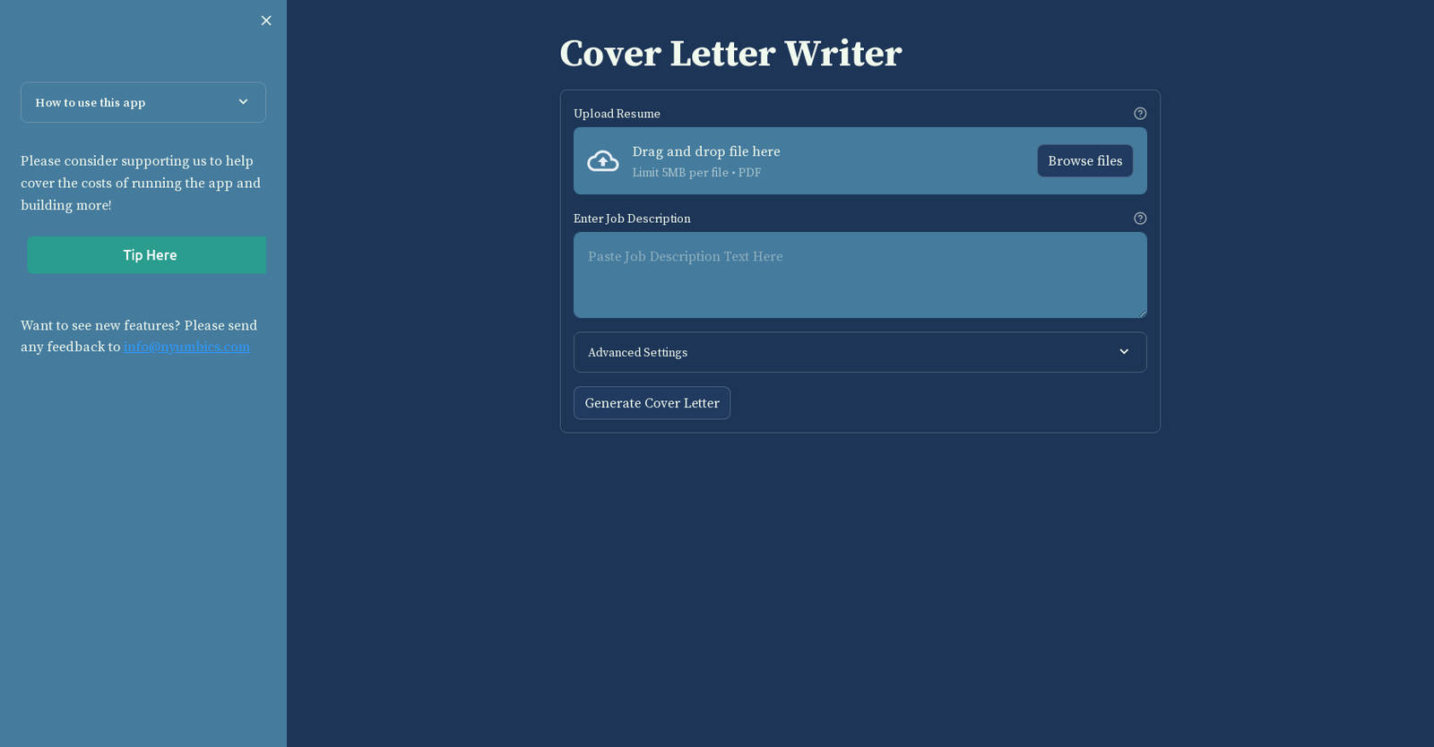 Coverletters