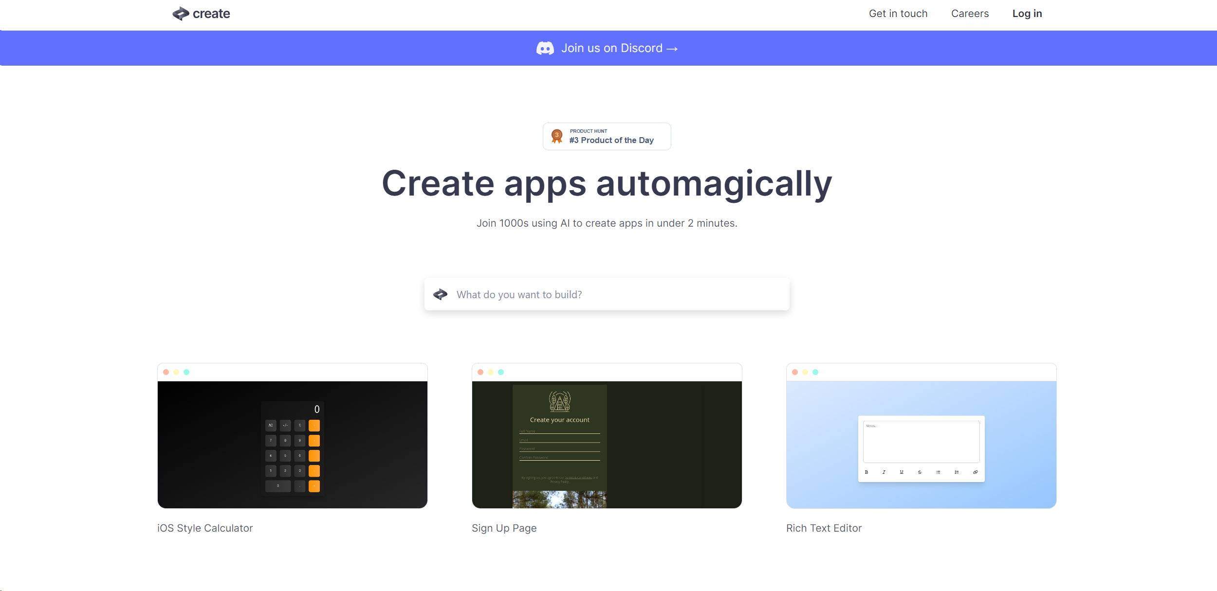 Create featured