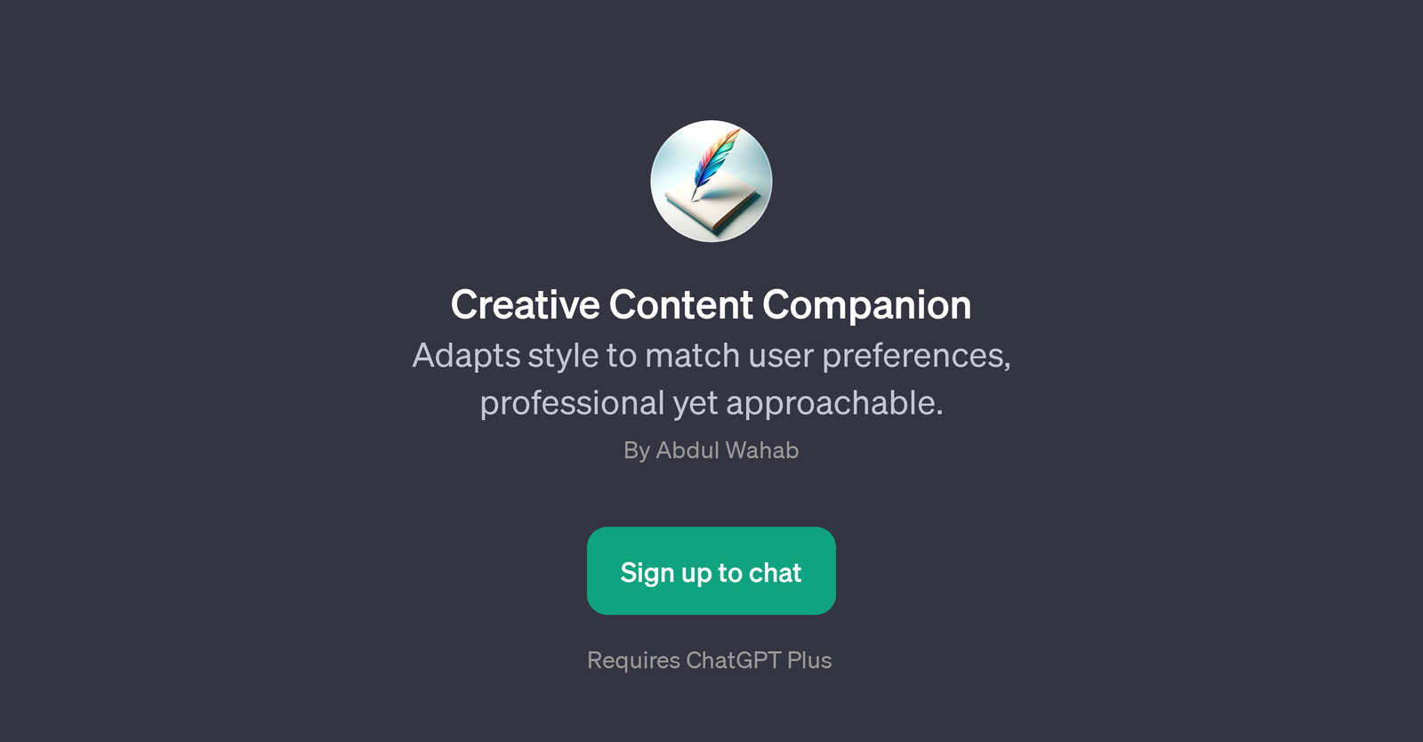 Creative Content Companion