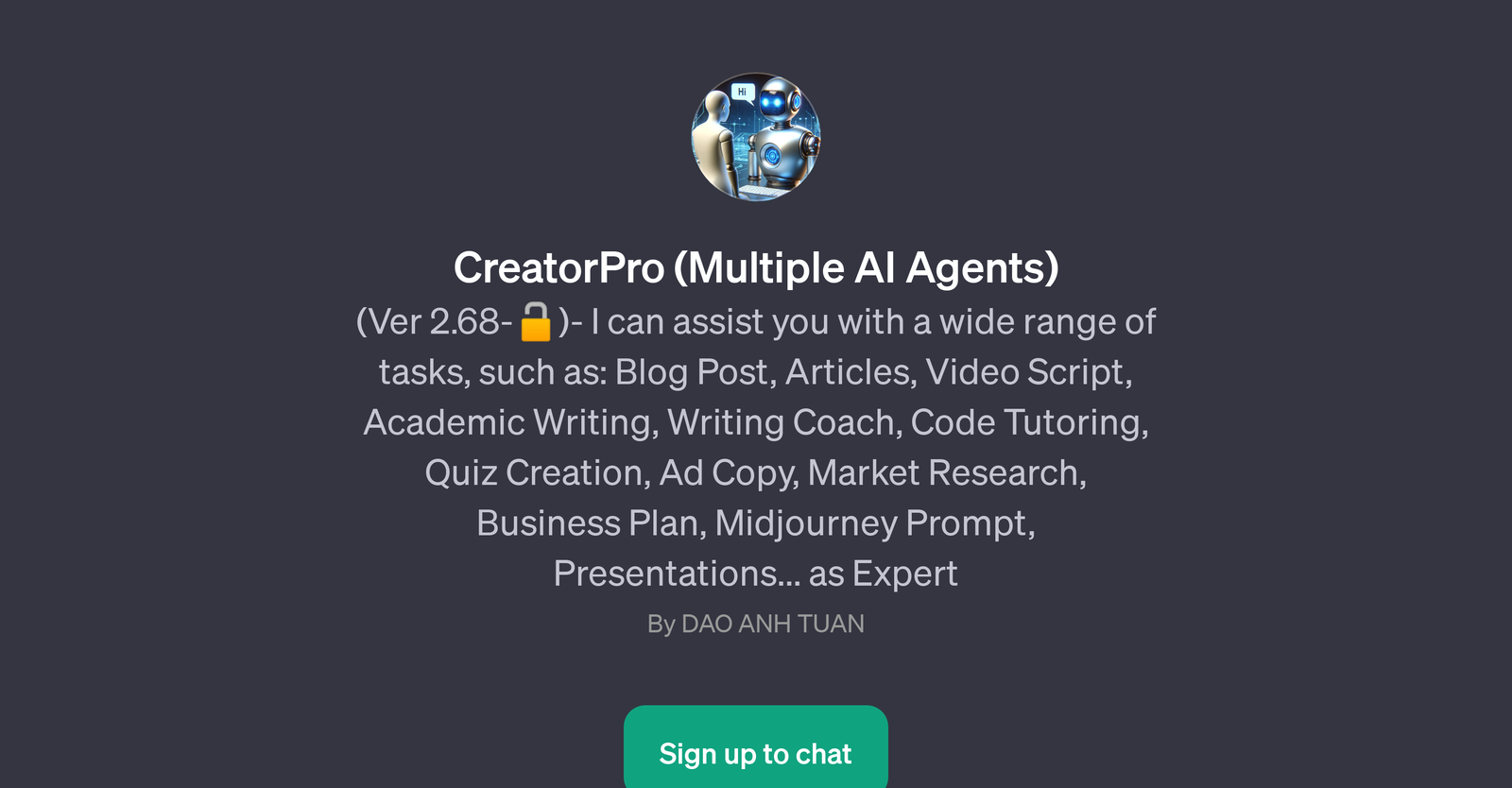 CreatorPro (Multiple AI Agents)