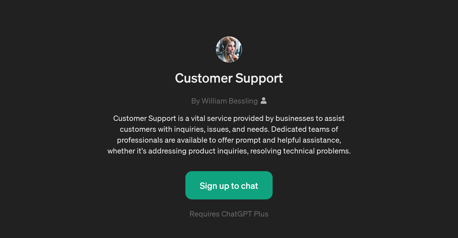 Customer Support GPT