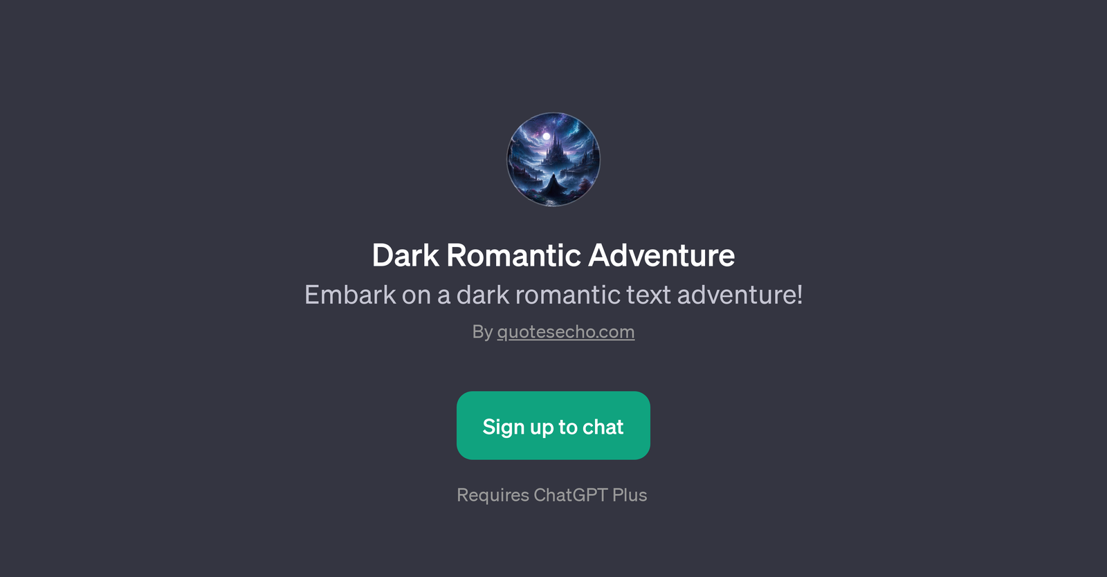 Dark Romantic Adventure