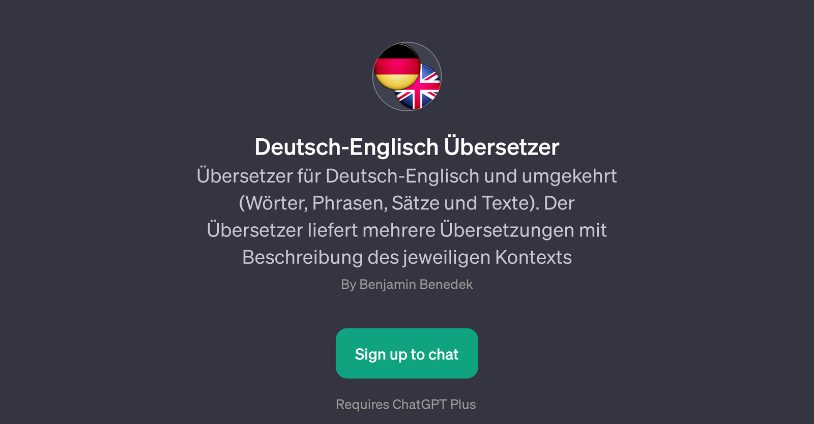 Deutsch-Englisch bersetzer