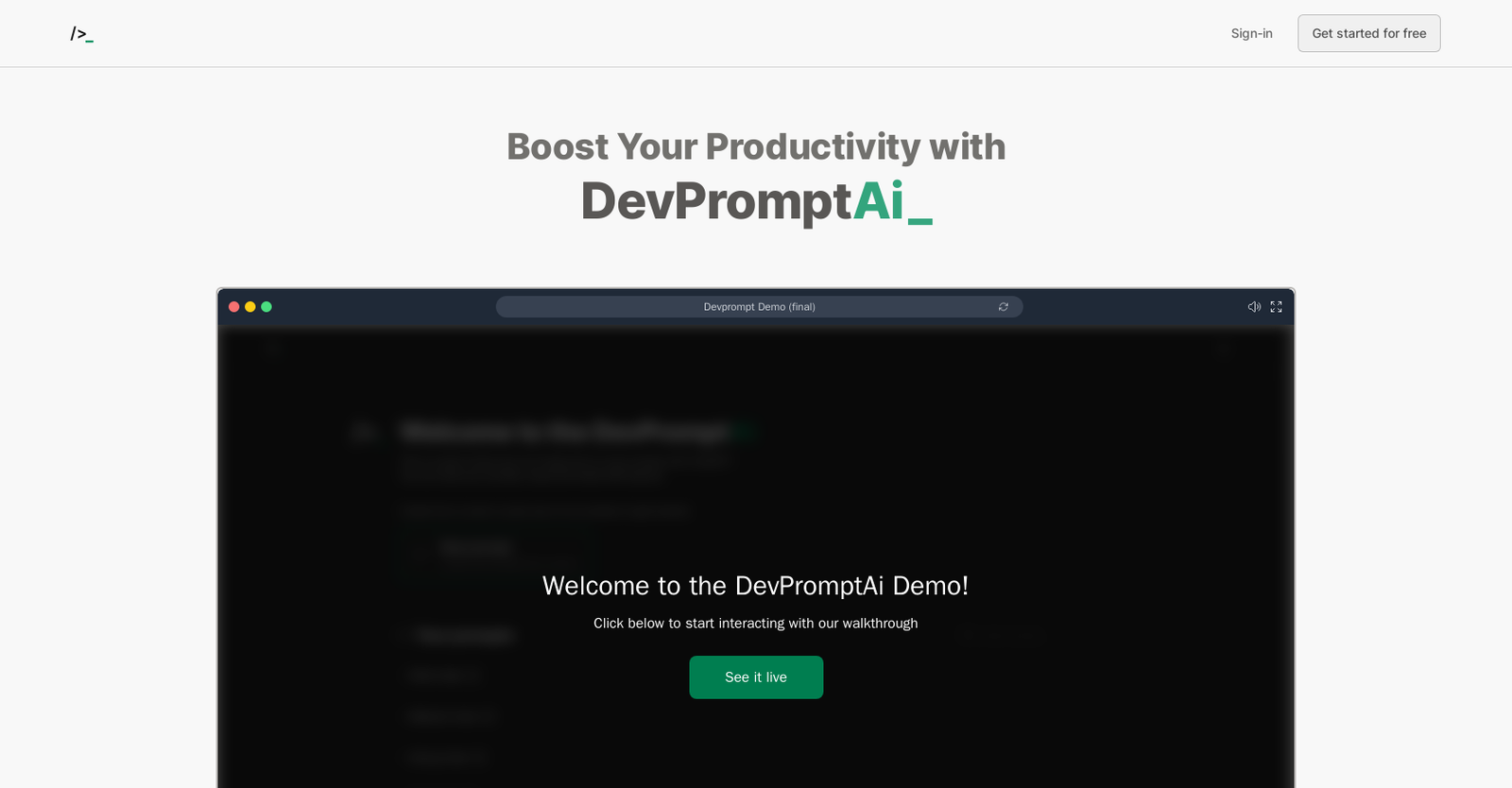 DevPrompt