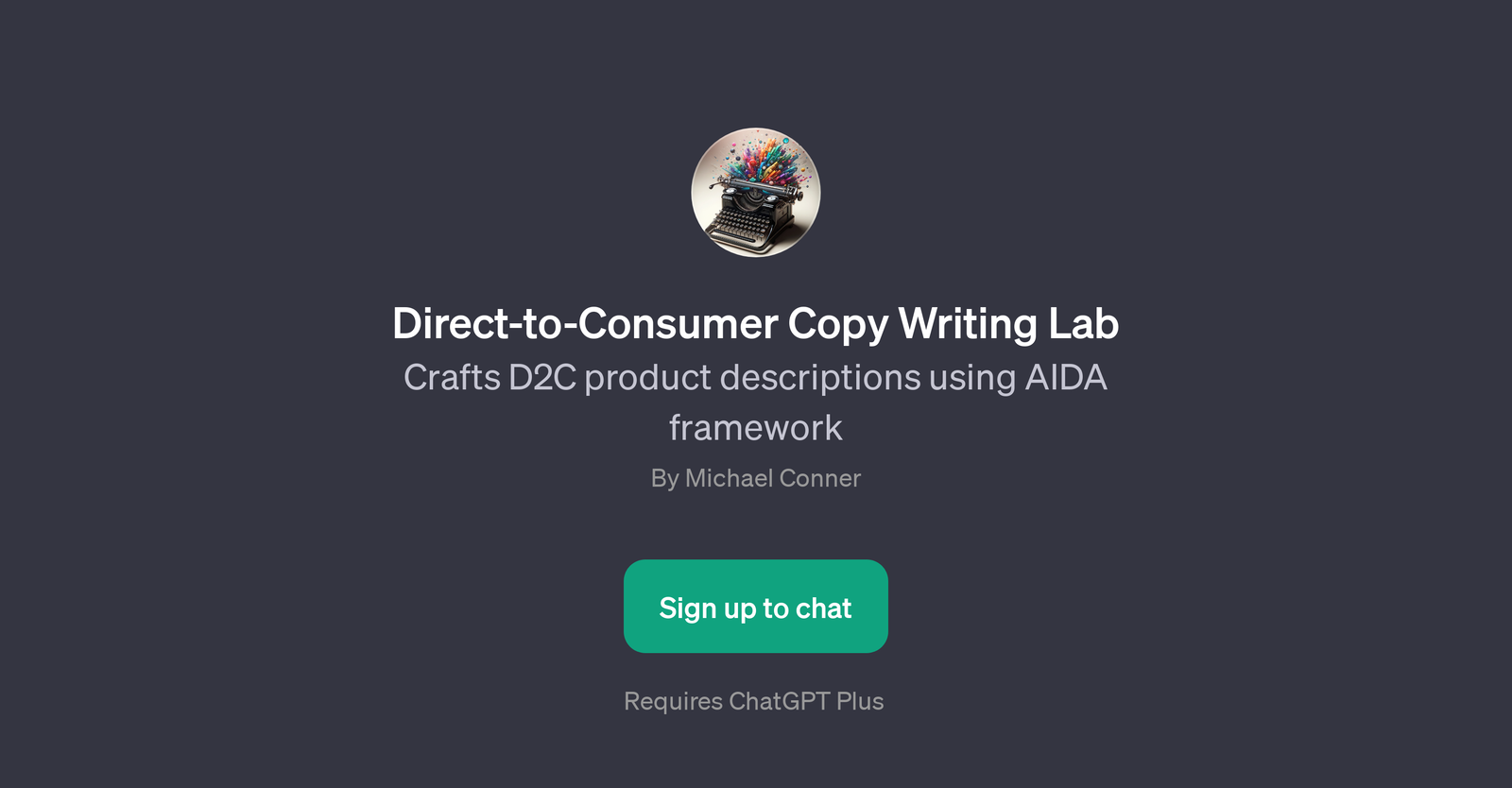 Direct-to-Consumer Copy Writing Lab