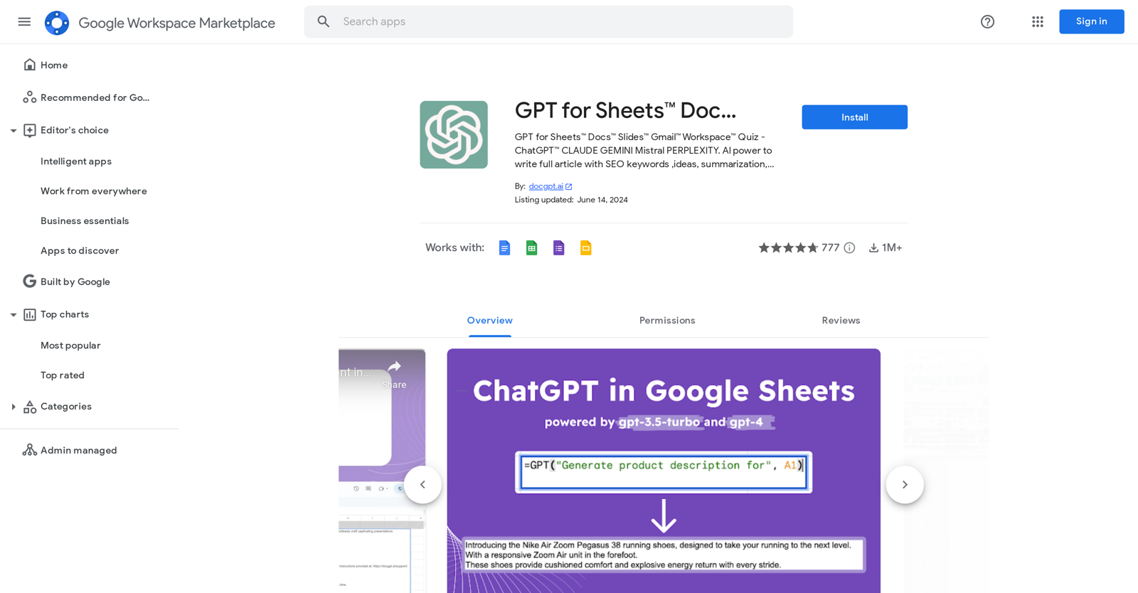 DocGPT AI Writer for Docs