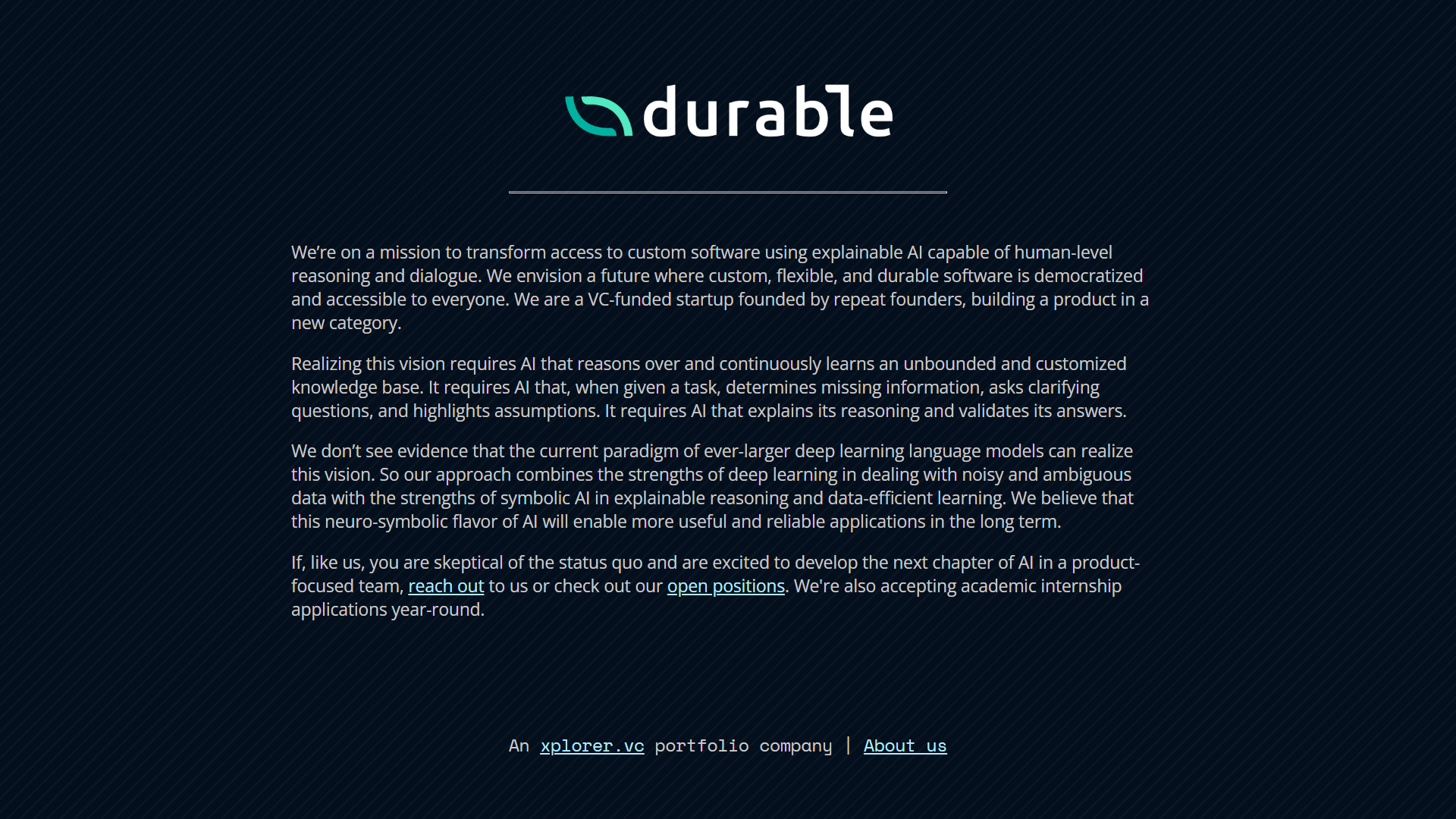 Durable AI featured