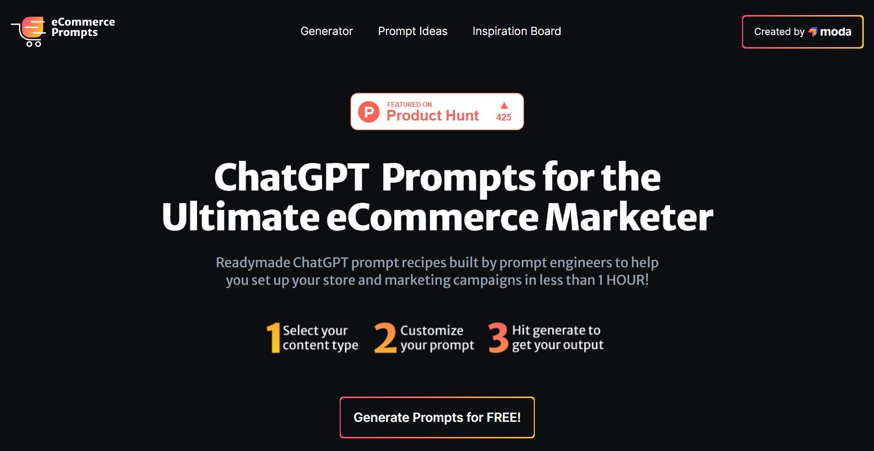 eCommerce Prompt Generator featured