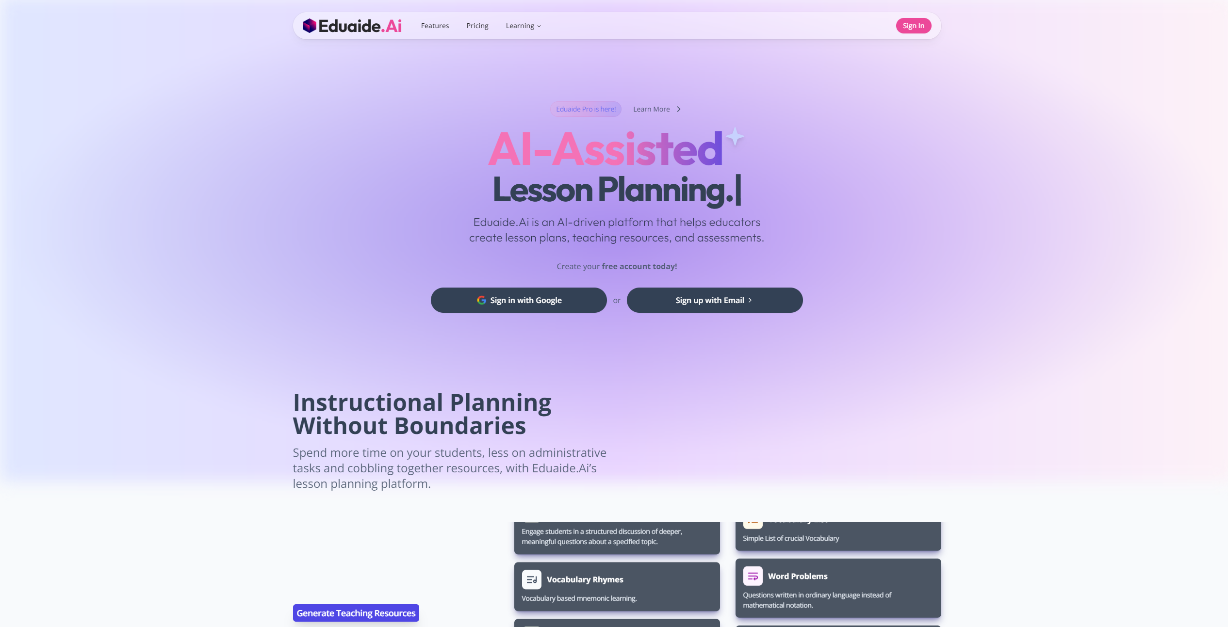 Eduaide.Ai featured