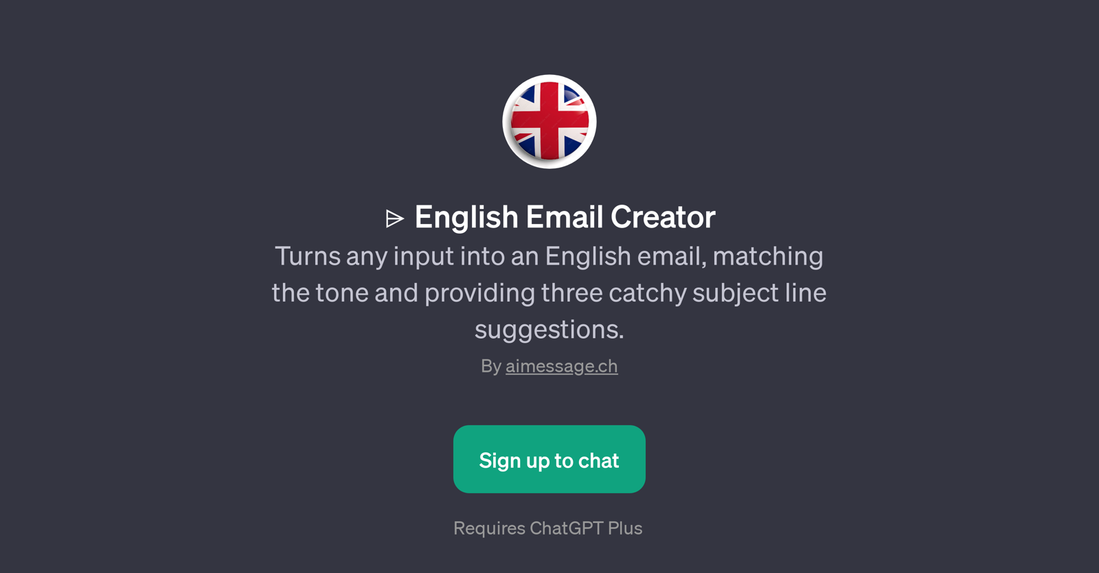 English Email Creator