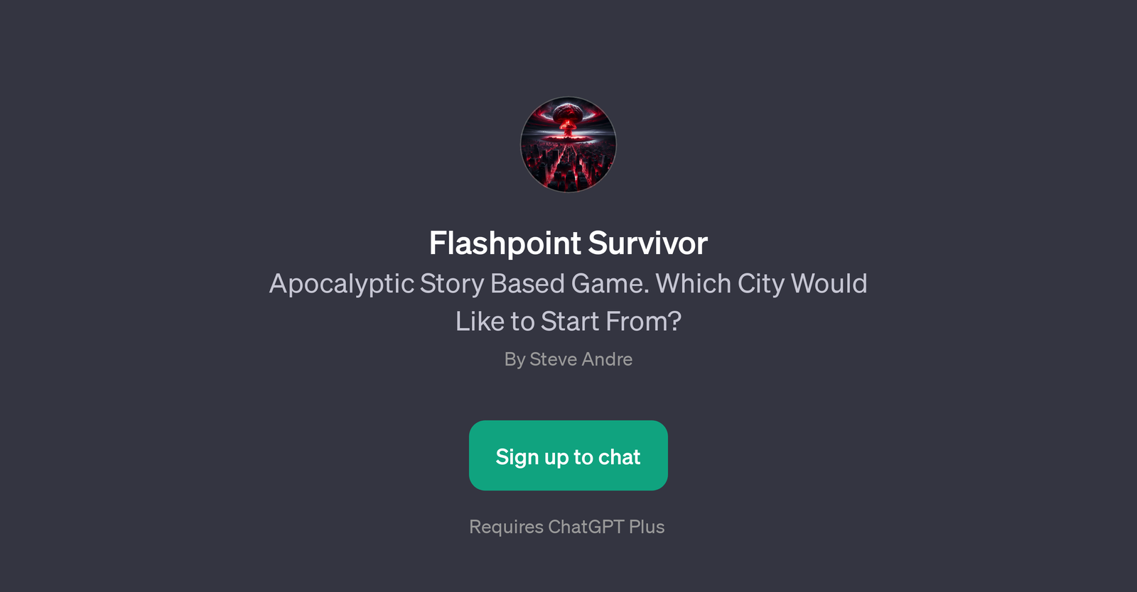 Flashpoint Survivor