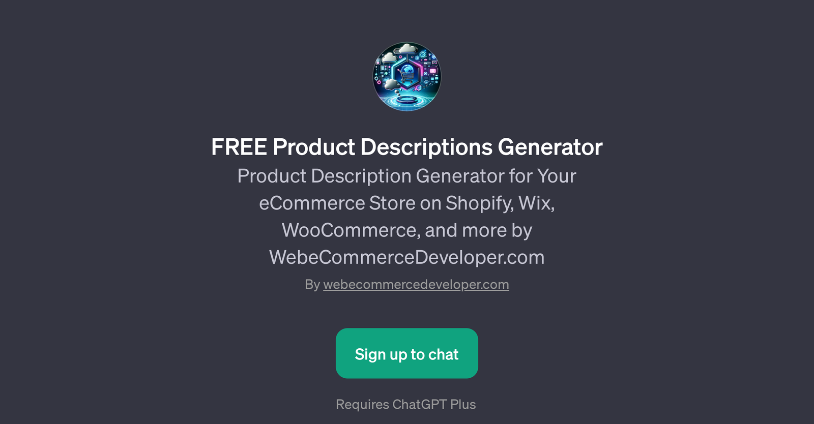 FREE Product Descriptions Generator