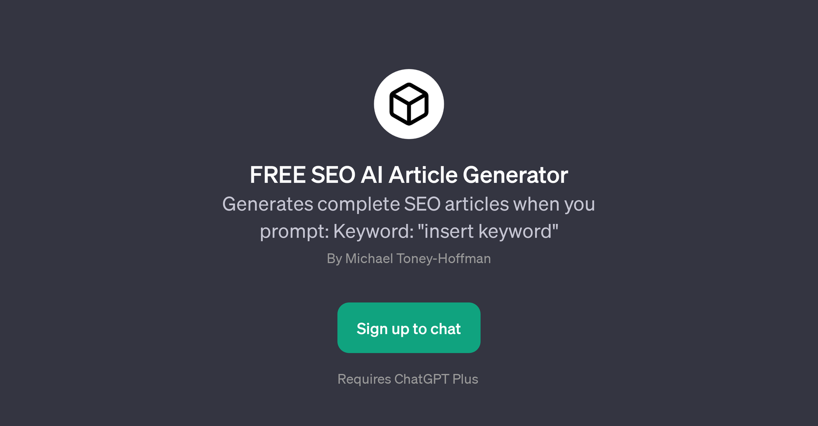 FREE SEO AI Article Generator