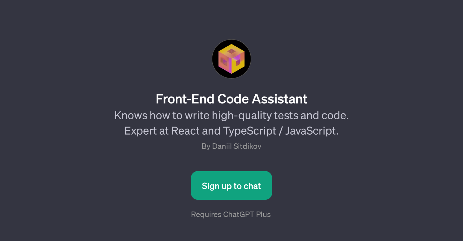 Front-End Code Assistant