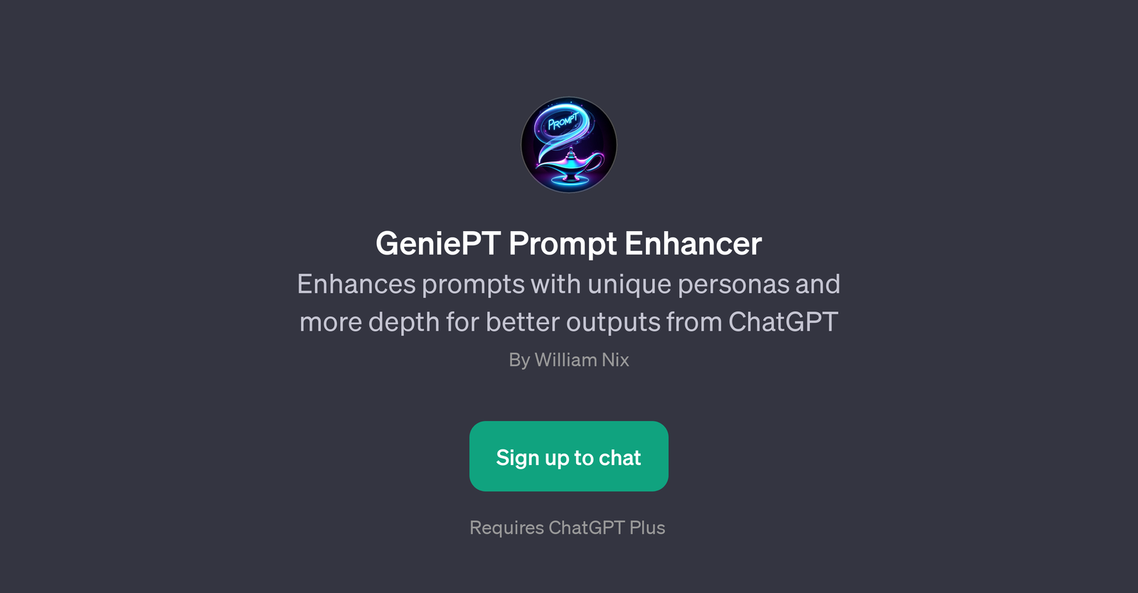 GeniePT Prompt Enhancer