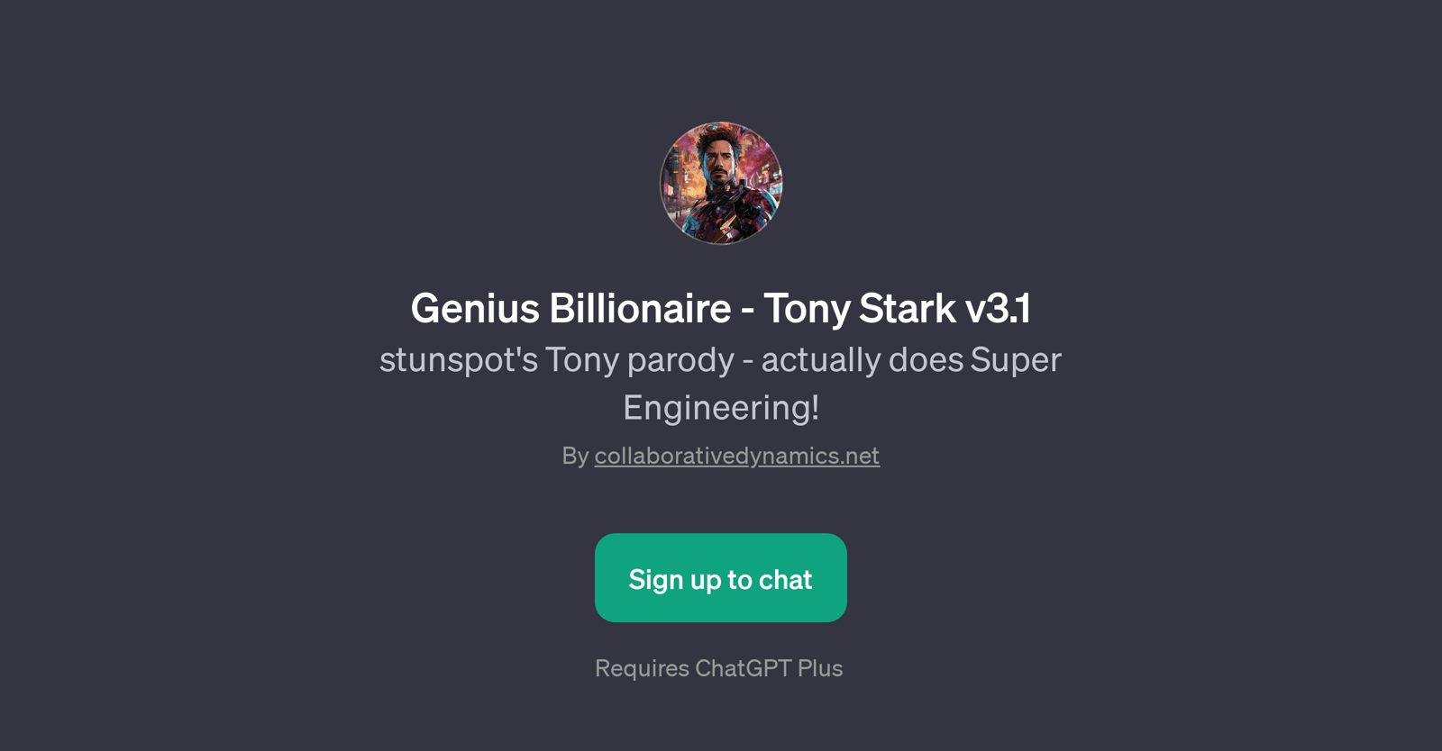 Genius Billionaire - Tony Stark v3.1