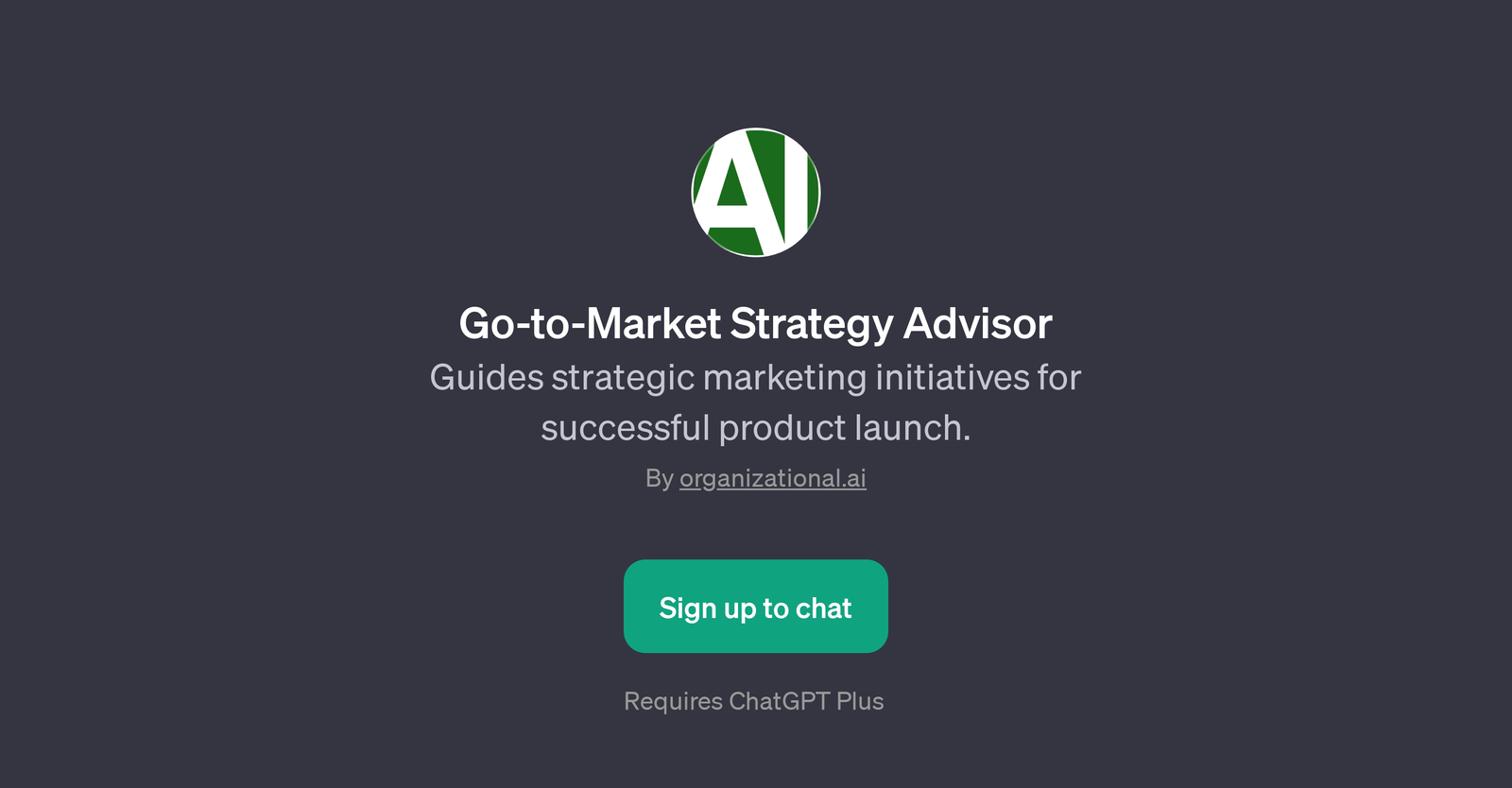 Go-to-Market Strategy Advisor